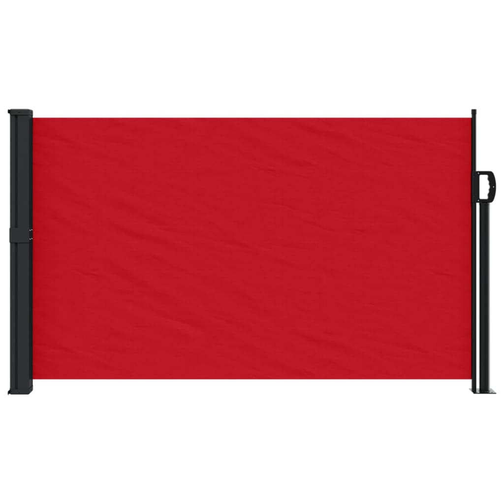 Vidaxl windscherm uittrekbaar 120x600 cm rood