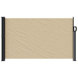 Vidaxl vindrutan utdragbar 120x600 cm beige