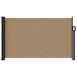 Vidaxl windscherm uittrekbaar 120x600 cm taupe