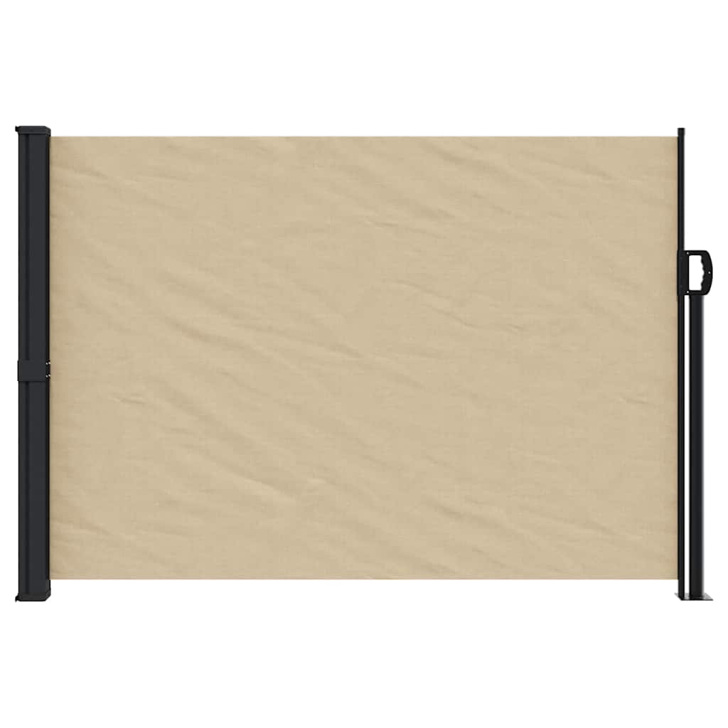 Vidaxl Windshield utdragbar 140x600 cm beige