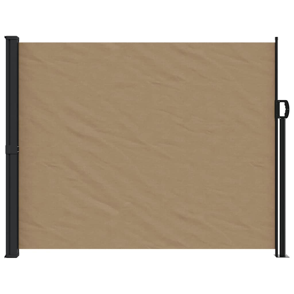 Vidaxl vindrutan utdragbar 160x600 cm taupe