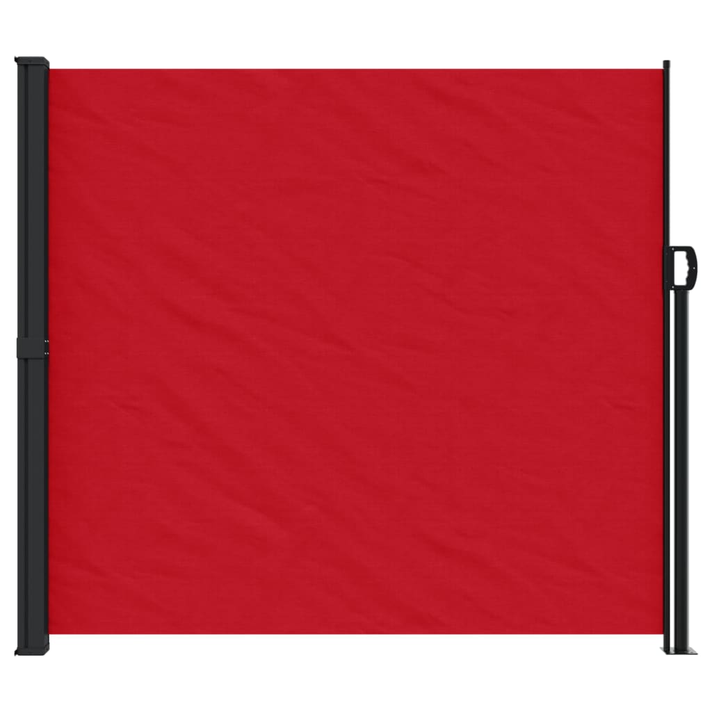 Vidaxl windscherm uittrekbaar 180x600 cm rood