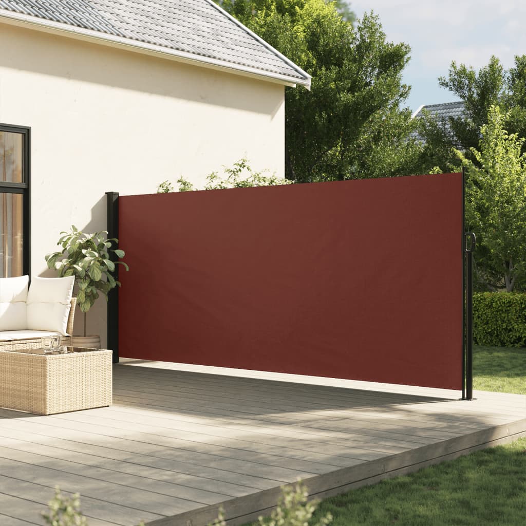 VidaXL Windshield Extendable 180x600 cm brown