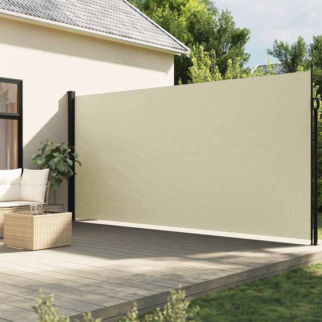 Vidaxl forrude udvides 200x600 cm creme -farvet