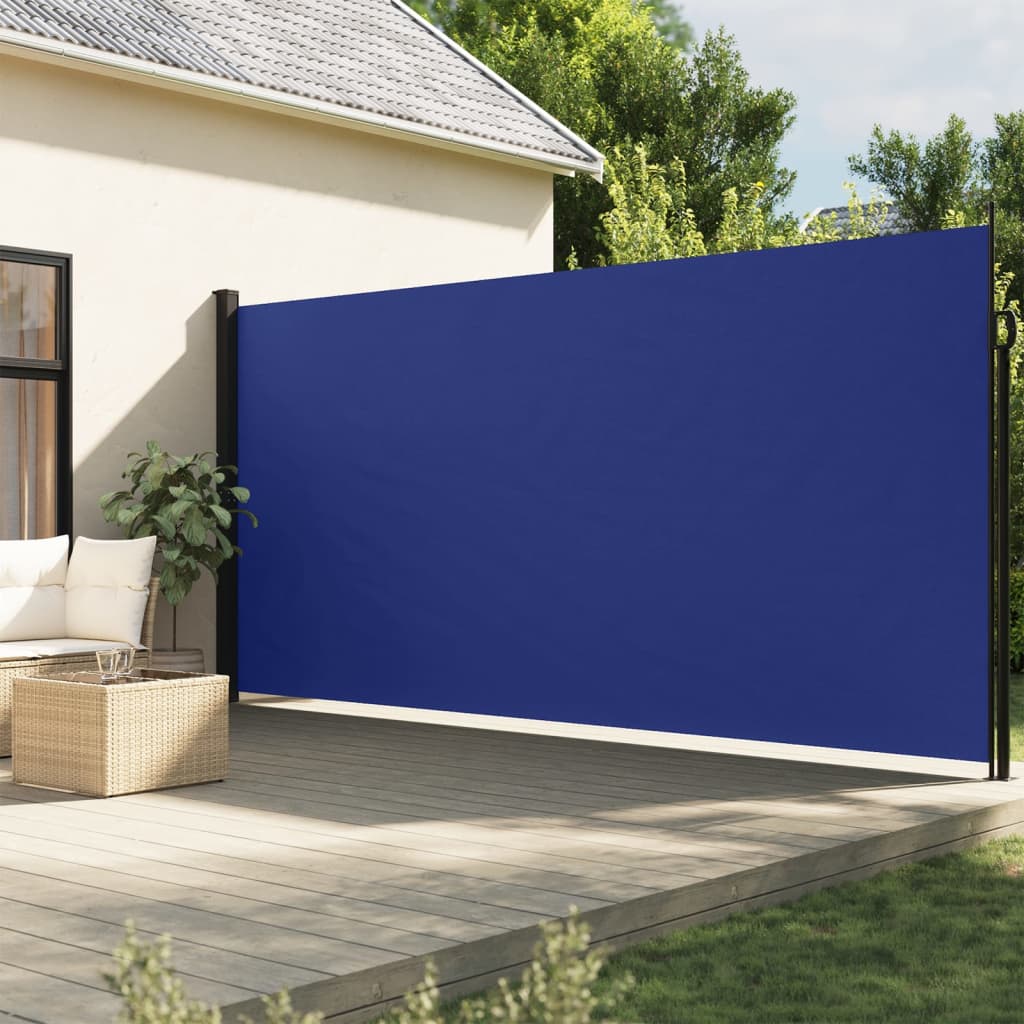 VidaXL Windshield Extendable 200x600 cm blue