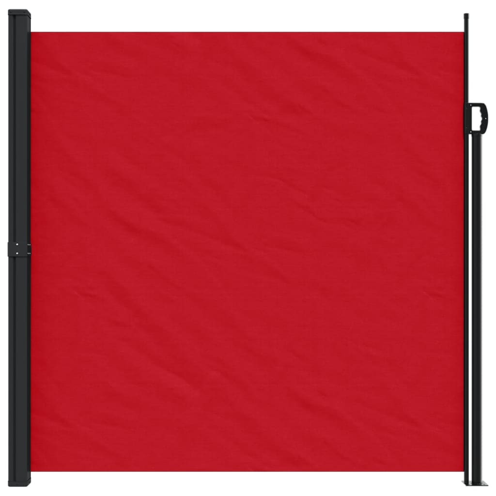 Vidaxl windscherm uittrekbaar 200x600 cm rood