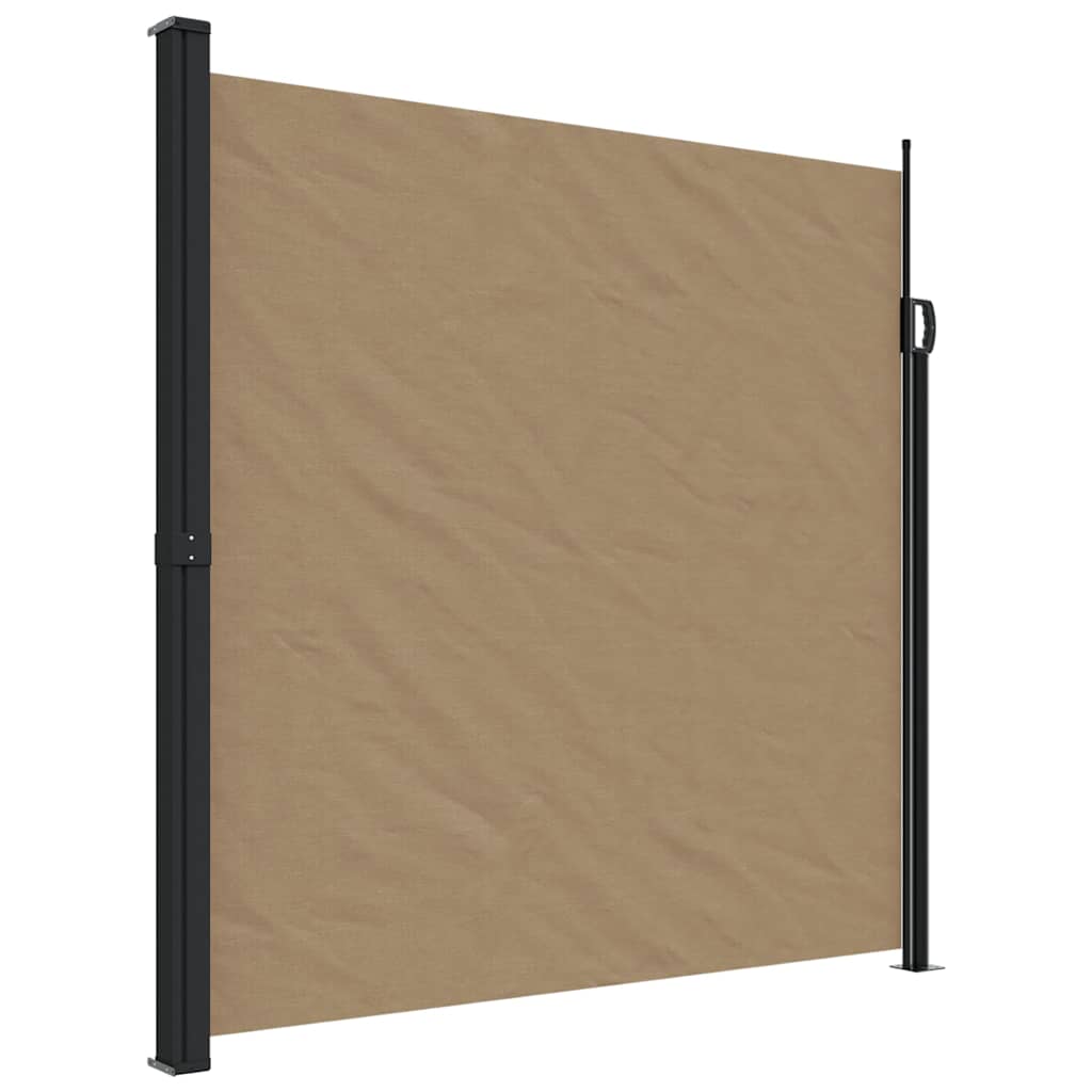 Vidaxl Windshield utvidbar 200x600 cm taupe