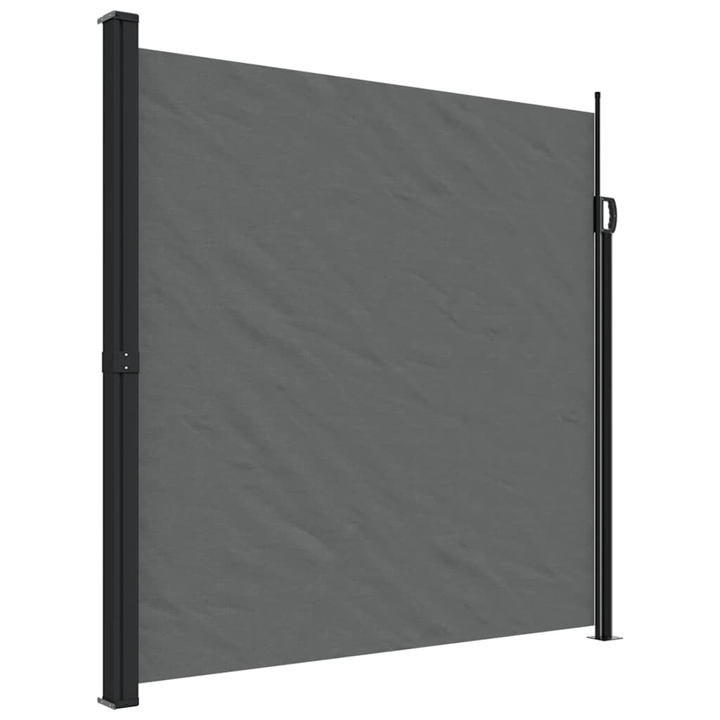 VidaXL Windshield Extendable 200x600 cm Anthracite -colored