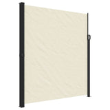 VidaXL Windshield Extendable 220x600 cm Cream -colored