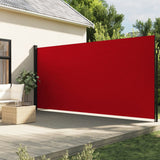 Vidaxl windscherm uittrekbaar 220x600 cm rood