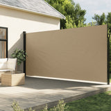 VidaXL Windshield Extendable 220x600 cm Beige