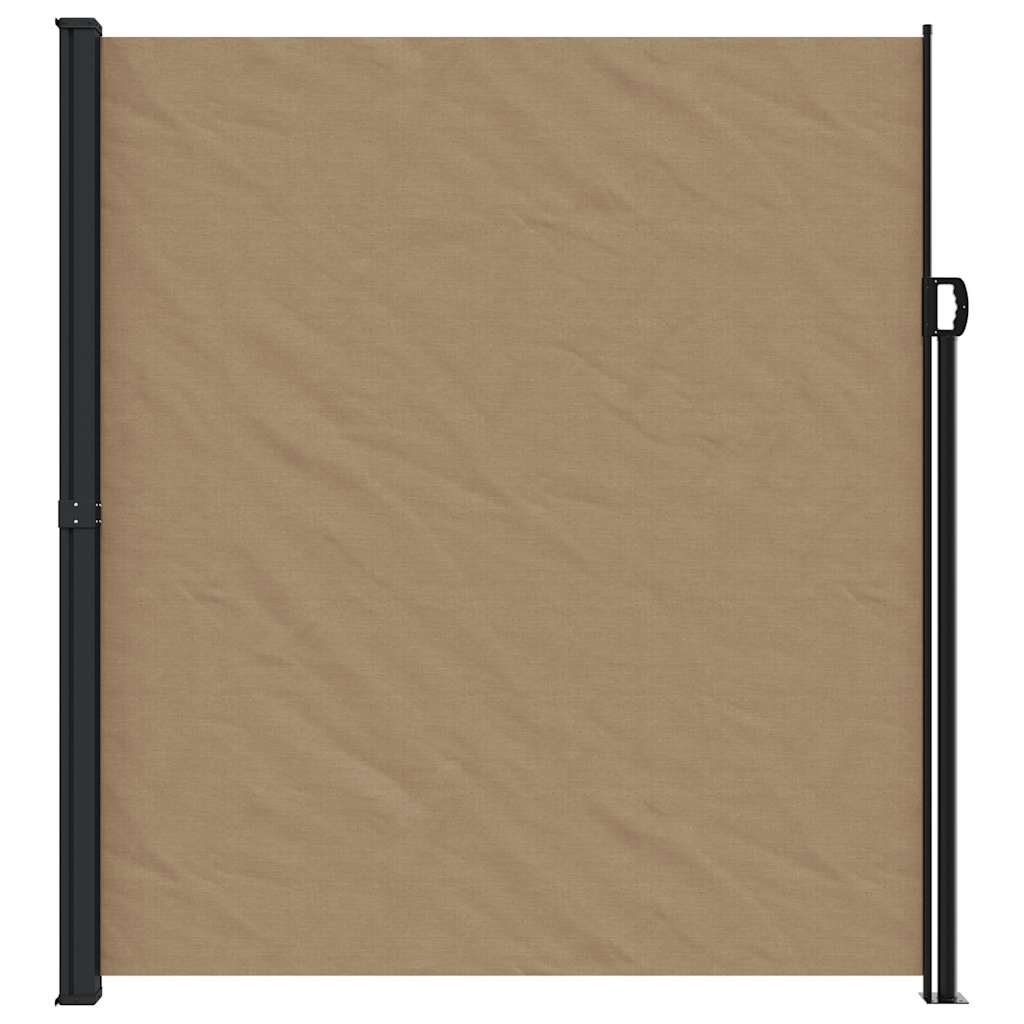 Vidaxl windscherm uittrekbaar 220x600 cm taupe