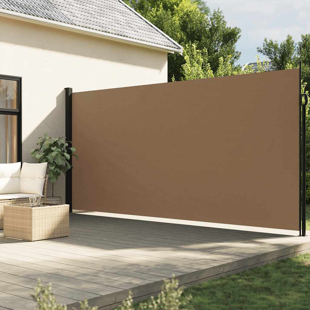 VidaXL Windshield Extendable 220x600 cm Taupe