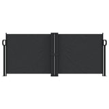 Vidaxl windscherm uittrekbaar 100x600 cm zwart