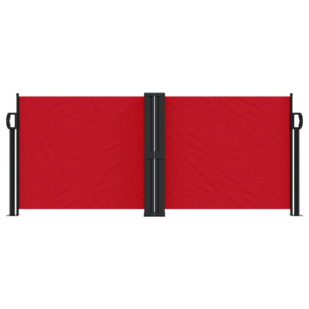 Vidaxl windscherm uittrekbaar 100x600 cm rood