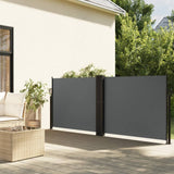 Pare-brise vidaxl extensible 100x600 cm anthracite