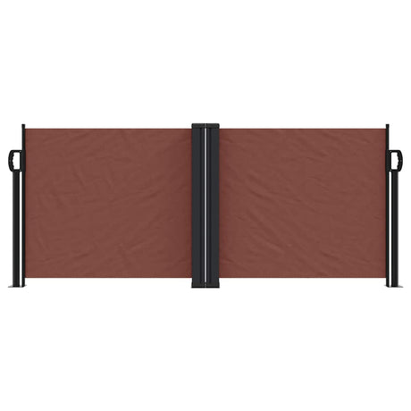 Vidaxl windscherm uittrekbaar 100x600 cm bruin