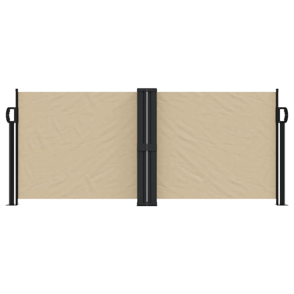 Vidaxl Windshield utvidbar 100x600 cm beige