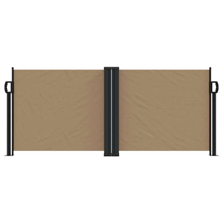 Vidaxl windscherm uittrekbaar 100x600 cm taupe