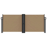 Vidaxl Windshield utvidbar 100x600 cm taupe