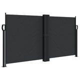 VidaXL Windshield Extendable 120x600 cm Black