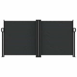 Vidaxl windscherm uittrekbaar 120x600 cm zwart