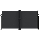 VidaXL Windshield Extendable 120x600 cm Black