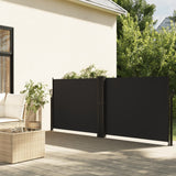 Parabrisas Vidaxl extensible 120x600 cm negro