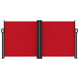 Vidaxl windscherm uittrekbaar 120x600 cm rood