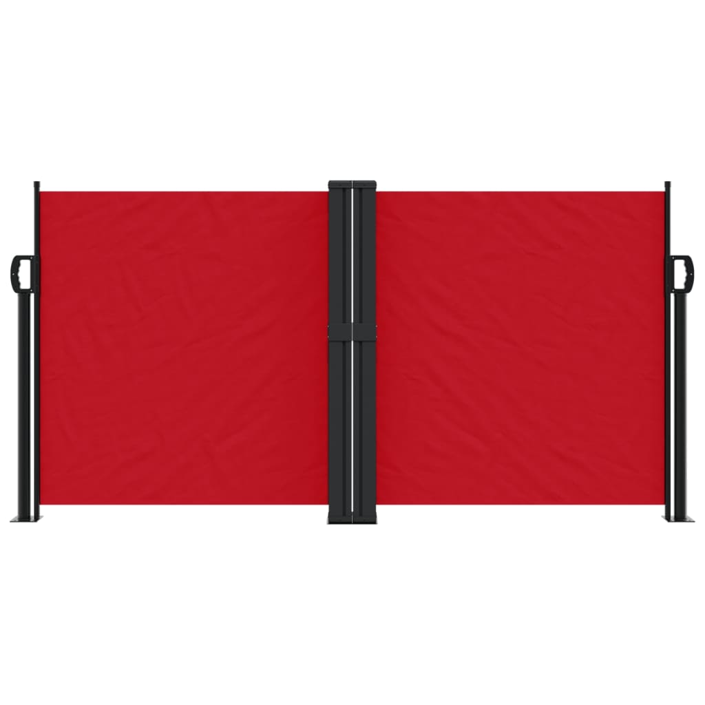 Vidaxl windscherm uittrekbaar 120x600 cm rood