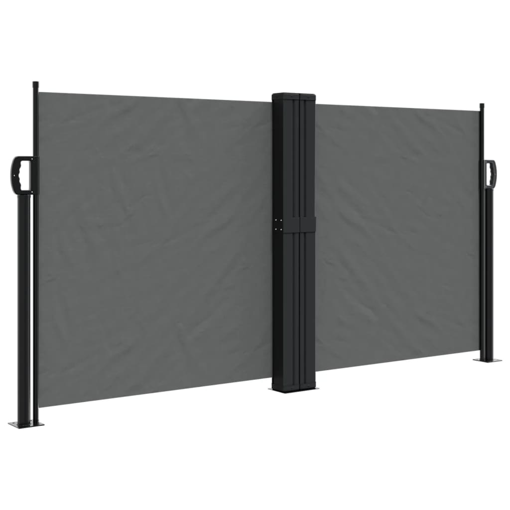 BIDAXL Windshield utdragbar 120x600 cm Anthracite