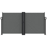 BIDAXL Windshield utdragbar 120x600 cm Anthracite