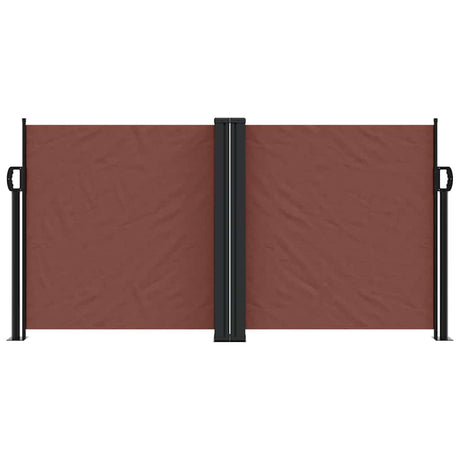 Vidaxl windscherm uittrekbaar 120x600 cm bruin