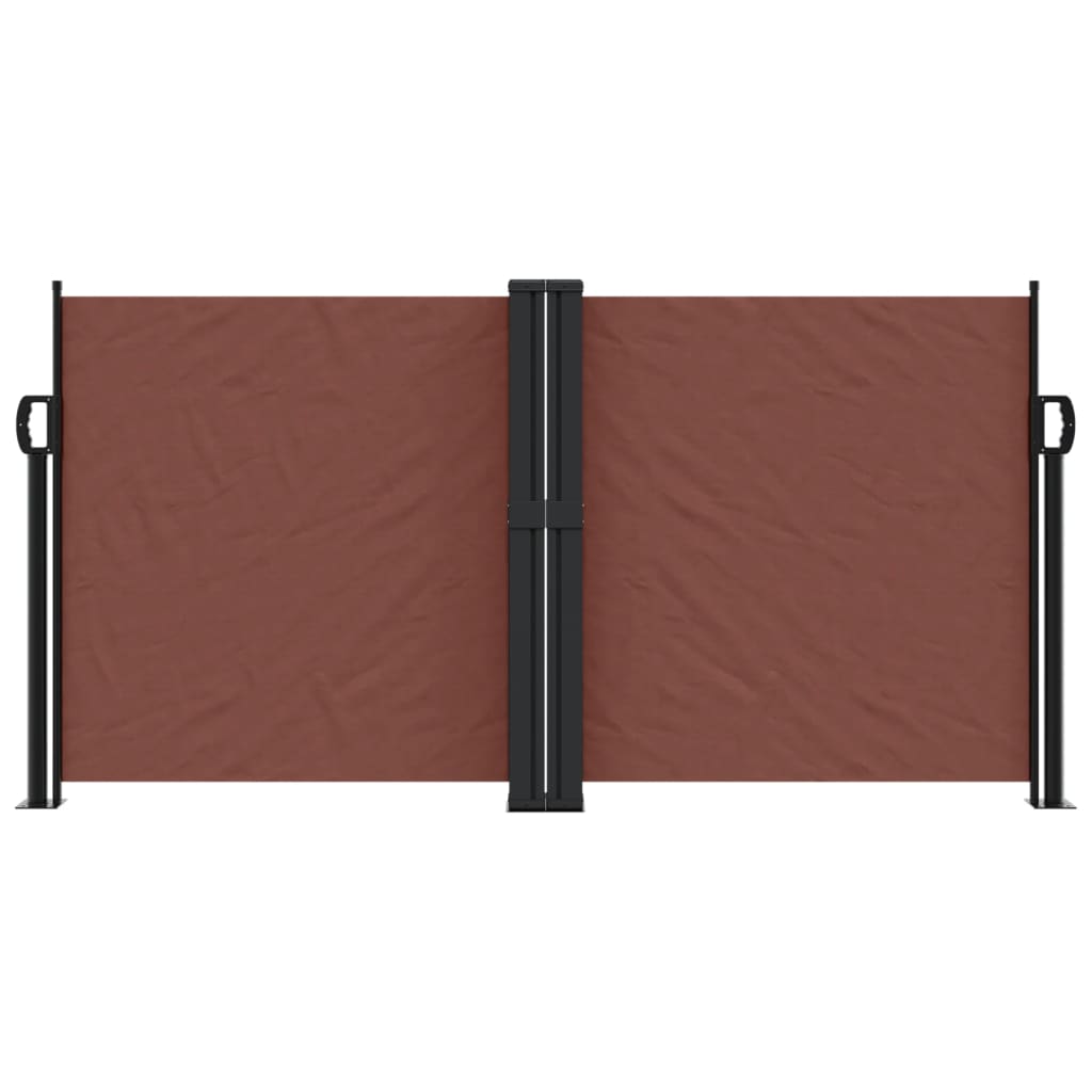 VidaXL Windshield Extendable 120x600 cm brown