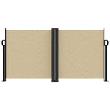 Vidaxl windscherm uittrekbaar 120x600 cm beige