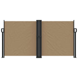 Vidaxl windscherm uittrekbaar 120x600 cm taupe