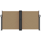 Vidaxl Windshield utvidbar 120x600 cm taupe