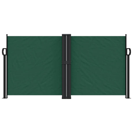 Vidaxl windscherm uittrekbaar 120x600 cm donkergroen