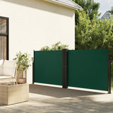 VidaXL Windshield Extendable 120x600 cm Dark green