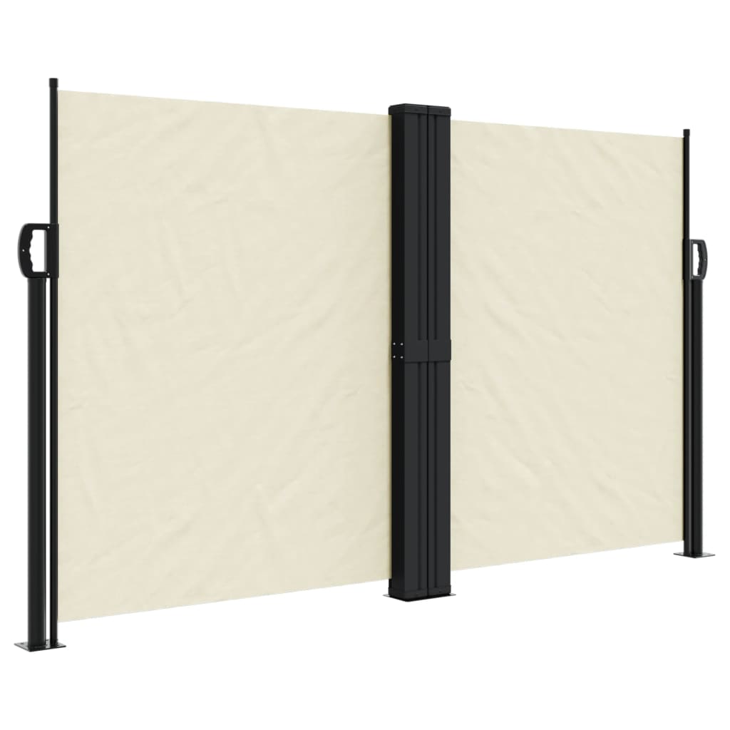 Vidaxl Garden Screen Extendable 140x600 cm Cream