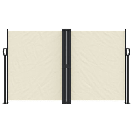 Vidaxl tuinscherm uittrekbaar 140x600 cm crème