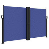 Vidaxl windscherm uittrekbaar 140x600 cm blauw