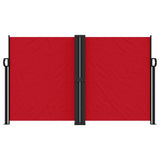 Vidaxl windscherm uittrekbaar 140x600 cm rood