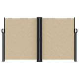 Vidaxl windscherm uittrekbaar 140x600 cm beige