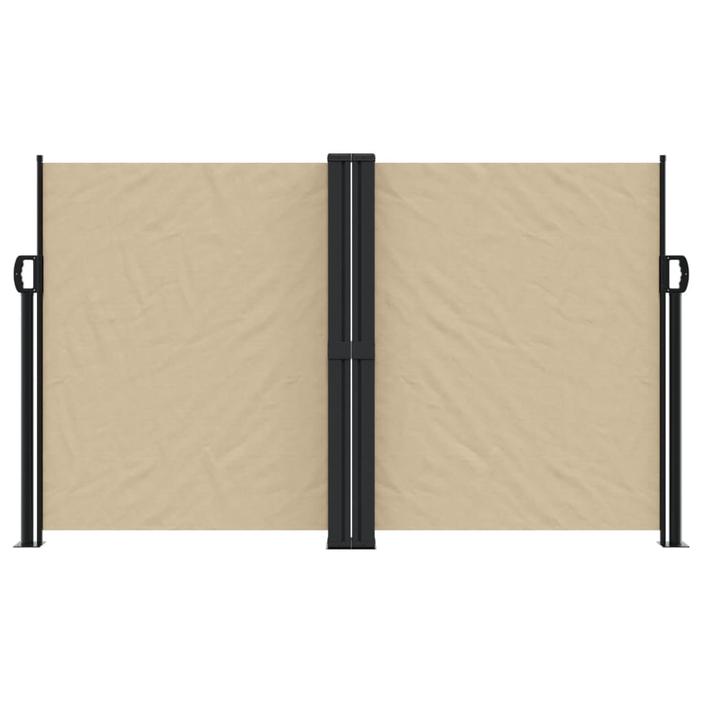 Vidaxl Windshield utdragbar 140x600 cm beige