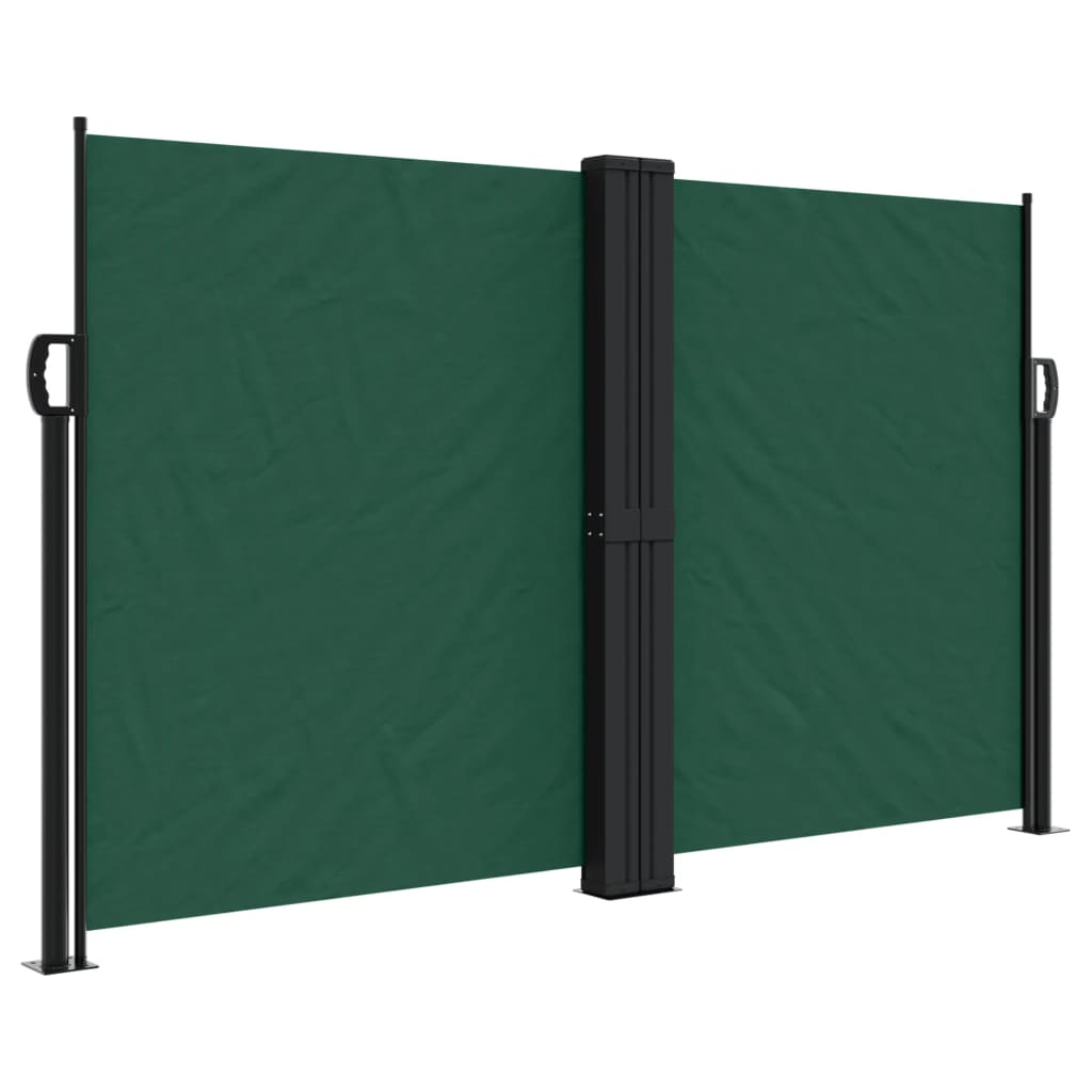 Vidaxl Garden Screen utvidbar 140x600 cm mørkegrønn