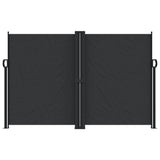 Pare-brise vidaxl extensible 160x600 cm noir