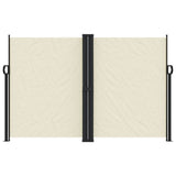 Vidaxl windscherm uittrekbaar 160x600 cm crèmekleurig