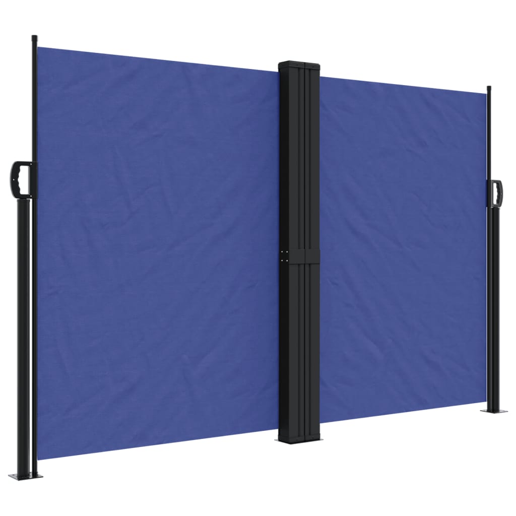 Vidaxl windscherm uittrekbaar 160x600 cm blauw