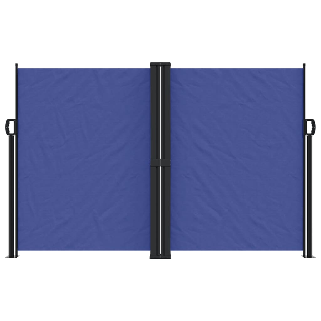 Pare-brise Vidaxl extensible 160x600 cm bleu